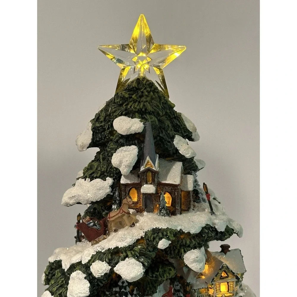 2004 Thomas‎ Kinkade Village Christmas Illuminated Tree 15